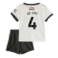 Maglie da calcio Manchester United Matthijs de Ligt #4 Terza Maglia Bambino 2024-25 Manica Corta (+ Pantaloni corti)